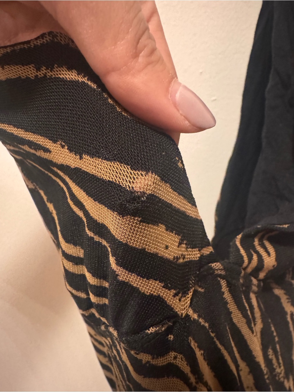 Free People Zahara Midi Dress in Black and Tan Animal Print - Picture 8 of 8
